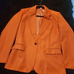 Orange blazer size Med